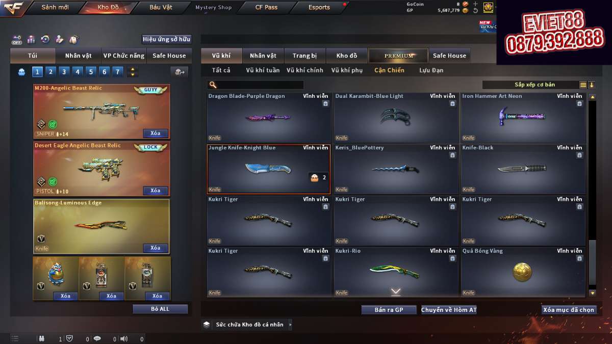 shop acc cf uy tin gia re